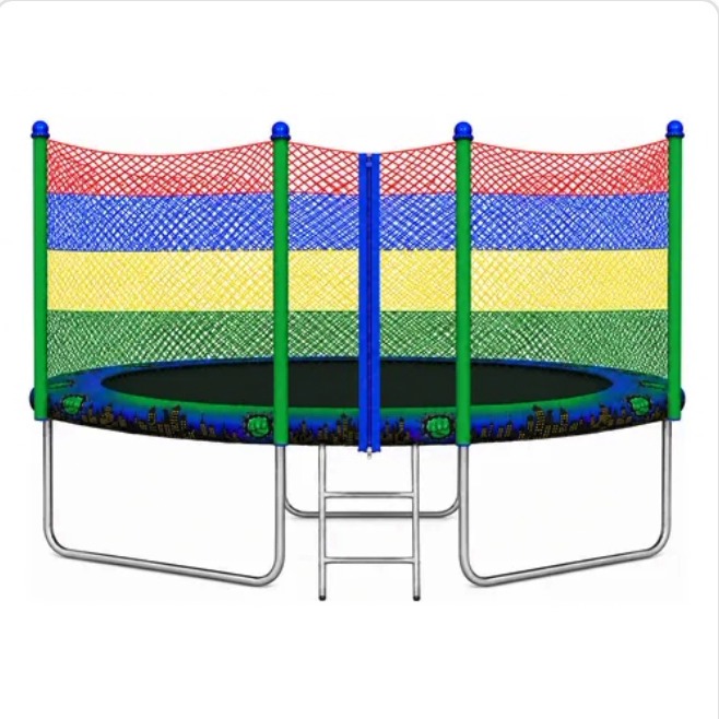 Cama Elástica Herói Verde Alta Segurança 2,44m