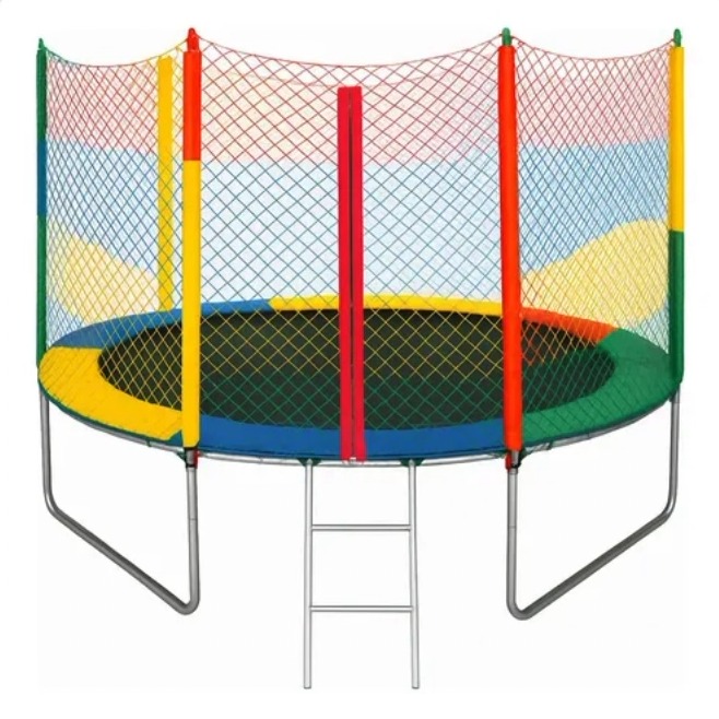 Cama Elástica Circular 2.44m Trampolim Brinquedos